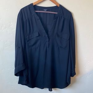 TORRID Plus size Harper blouse